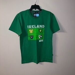 Green Ireland rugby World Cup 2015 T-shirt sport folio size medium